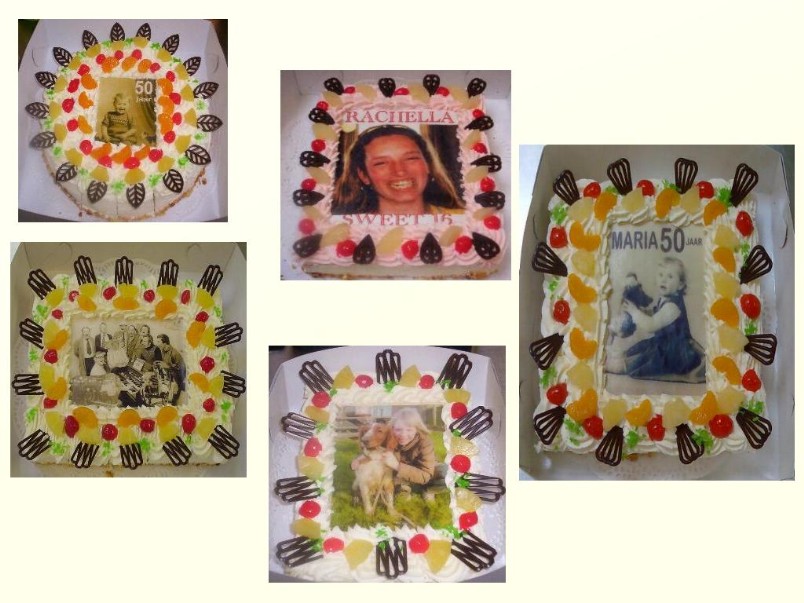 Jubileum of speciale gelegenheden fototaarten